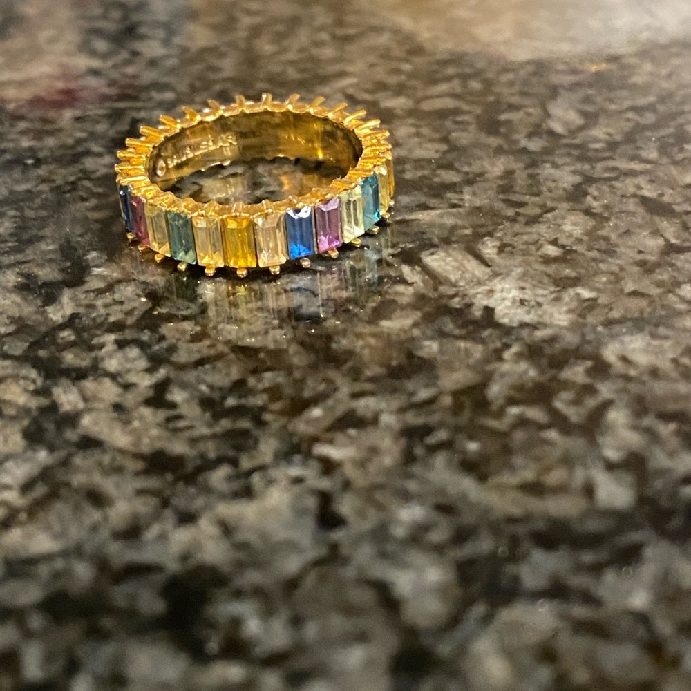 Multicolor Gemstone Gold Ring Sugarfix by Baublebar